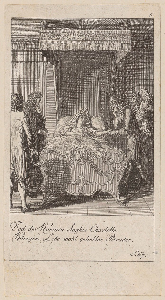 Blad 6 ur serien ”Brandenburgs historia” av Daniel Nikolaus Chodowiecki