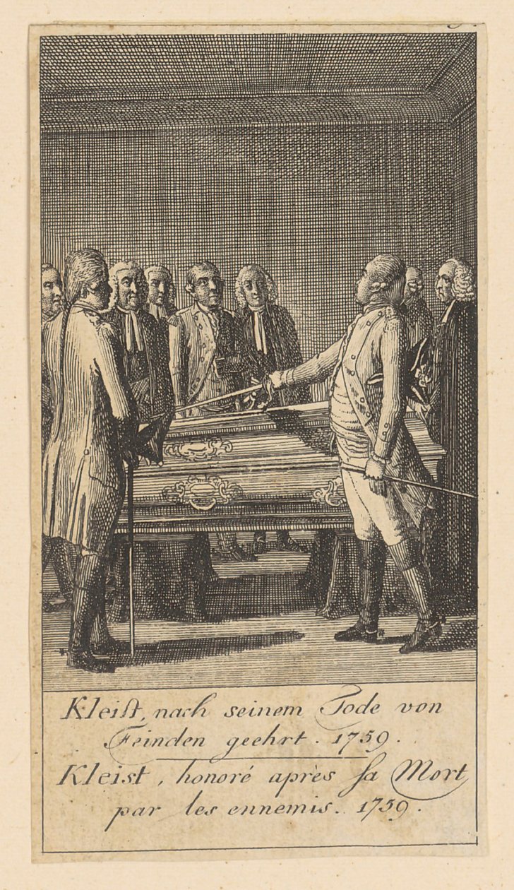 Blad 9 ur ”Brandenburgska krigsscener” av Daniel Nikolaus Chodowiecki