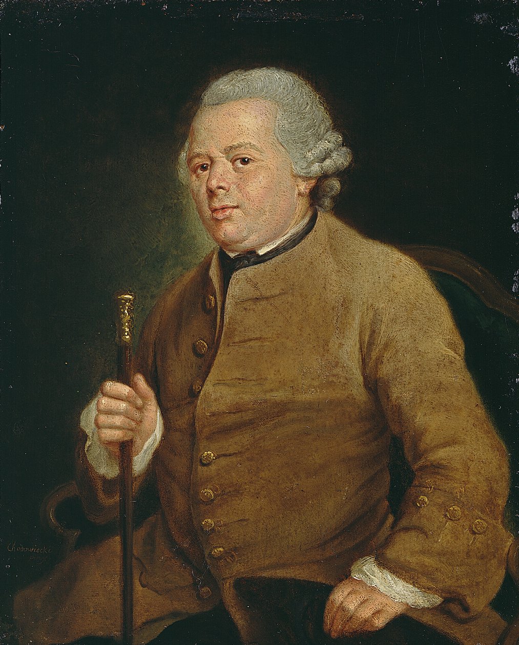 Köpmannen Marcus Levin (död 1790) av Daniel Nikolaus Chodowiecki