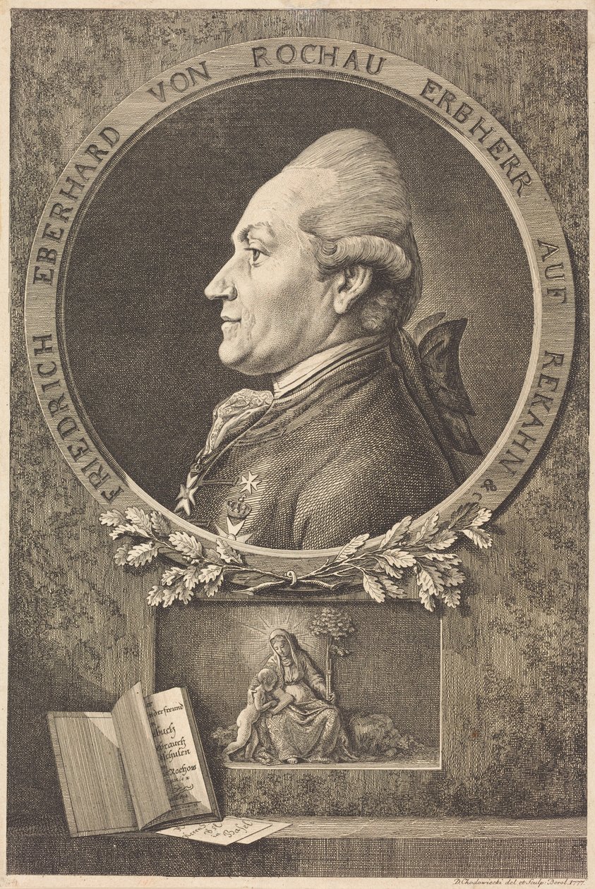 F.E. von Rochow av Daniel Nikolaus Chodowiecki