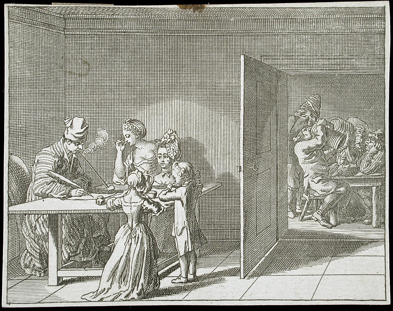Illustration till Basedows "Elementarverk" av Daniel Nikolaus Chodowiecki