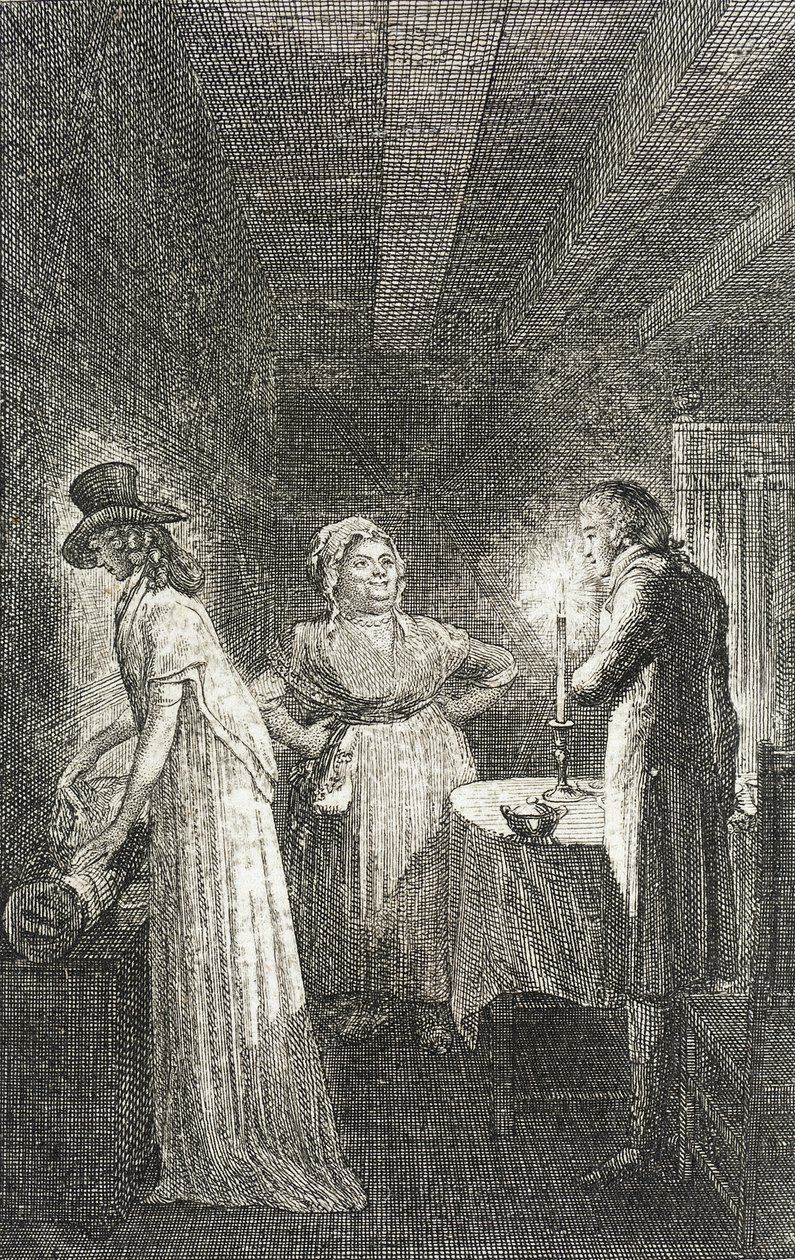 Illustration till “Beckers almanacka för 1799” av Daniel Nikolaus Chodowiecki