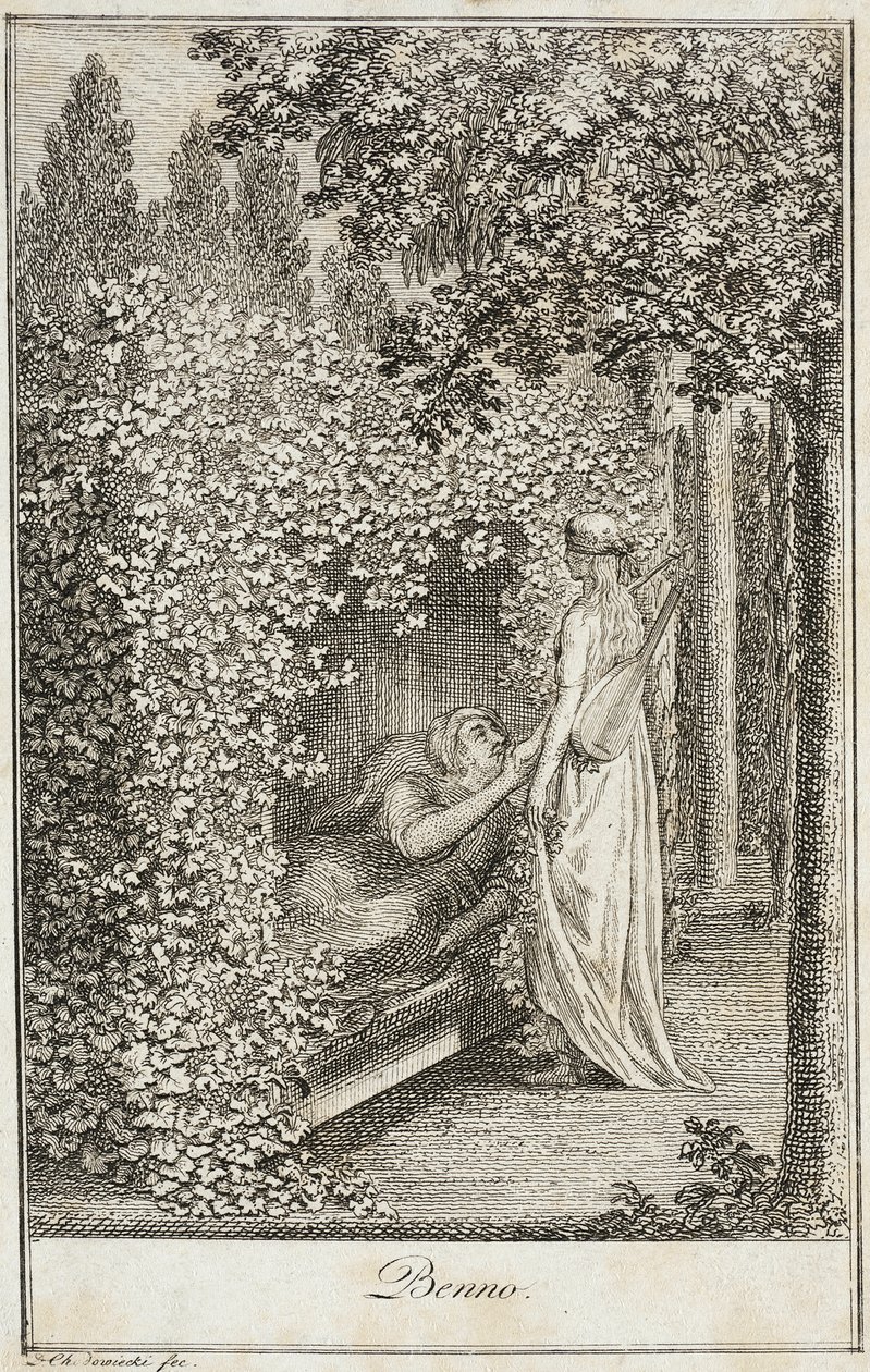 Illustration till ”Beckers almanacka för år 1800” av Daniel Nikolaus Chodowiecki