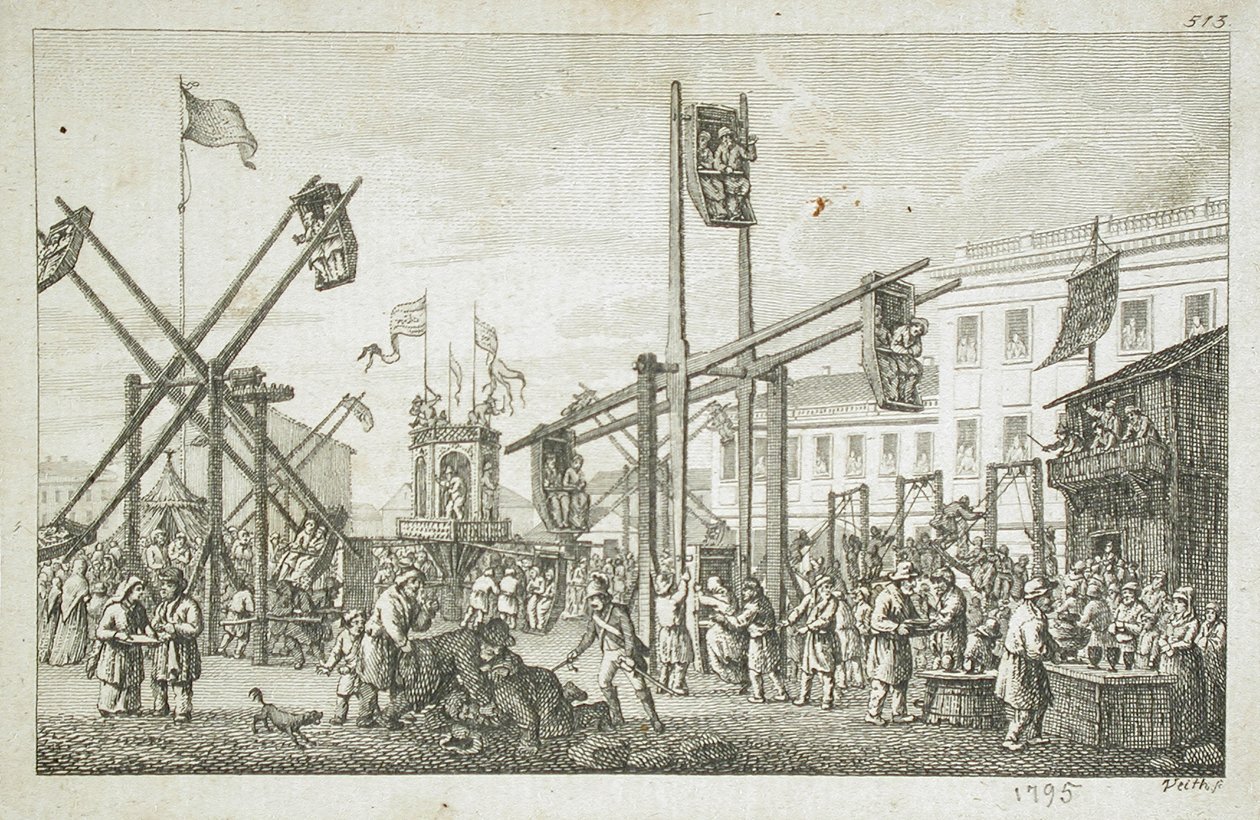 Illustration till Storchs "Målning av Petersburg" av Daniel Nikolaus Chodowiecki
