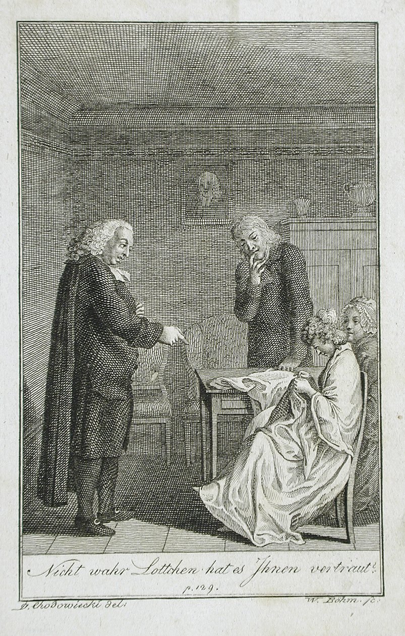 Illustration till Beckers fickbok för 1799 av Daniel Nikolaus Chodowiecki