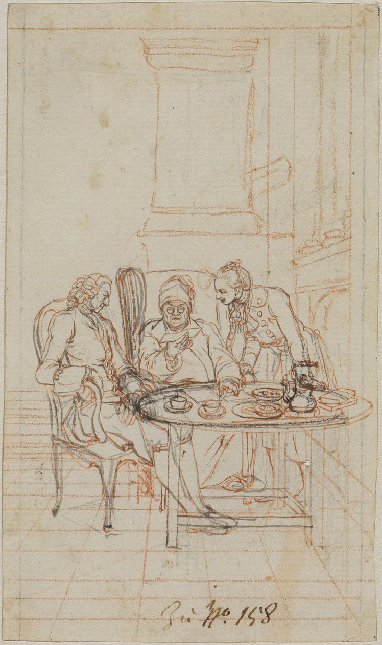 Illustration till ”Sebaldus Nothanker” av Daniel Nikolaus Chodowiecki
