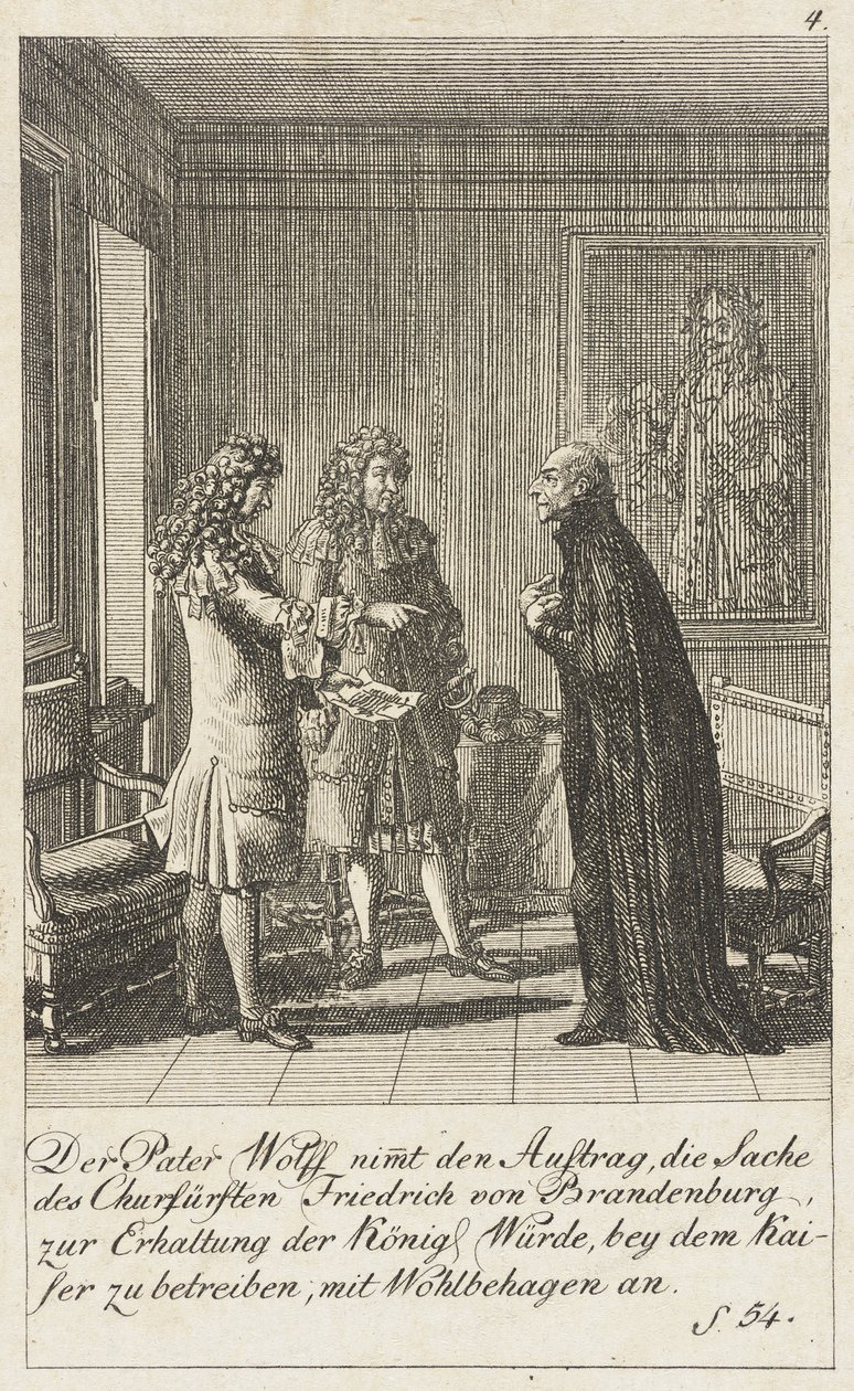Plansch 4 till ”Brandenburgs historia för 1793” av Daniel Nikolaus Chodowiecki