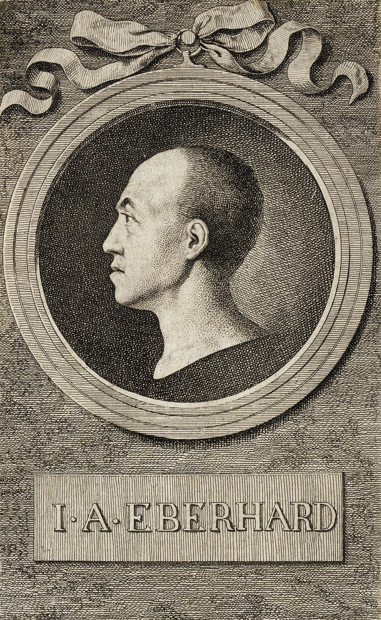 Porträtt av professor J. A. Eberhard av Daniel Nikolaus Chodowiecki