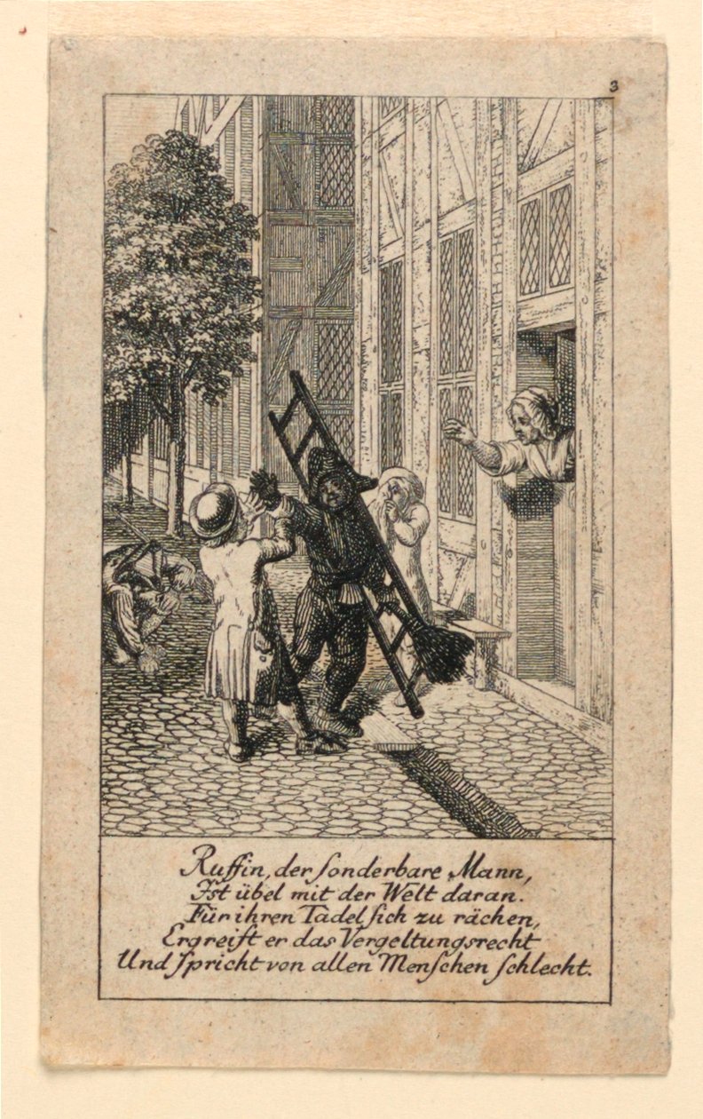 The Retalliation, Illustration for "Königl: Grosbrit [anian] genealogical calendar for the 1780 year Lauenberg by J.G. Berenberg" av Daniel Nikolaus Chodowiecki