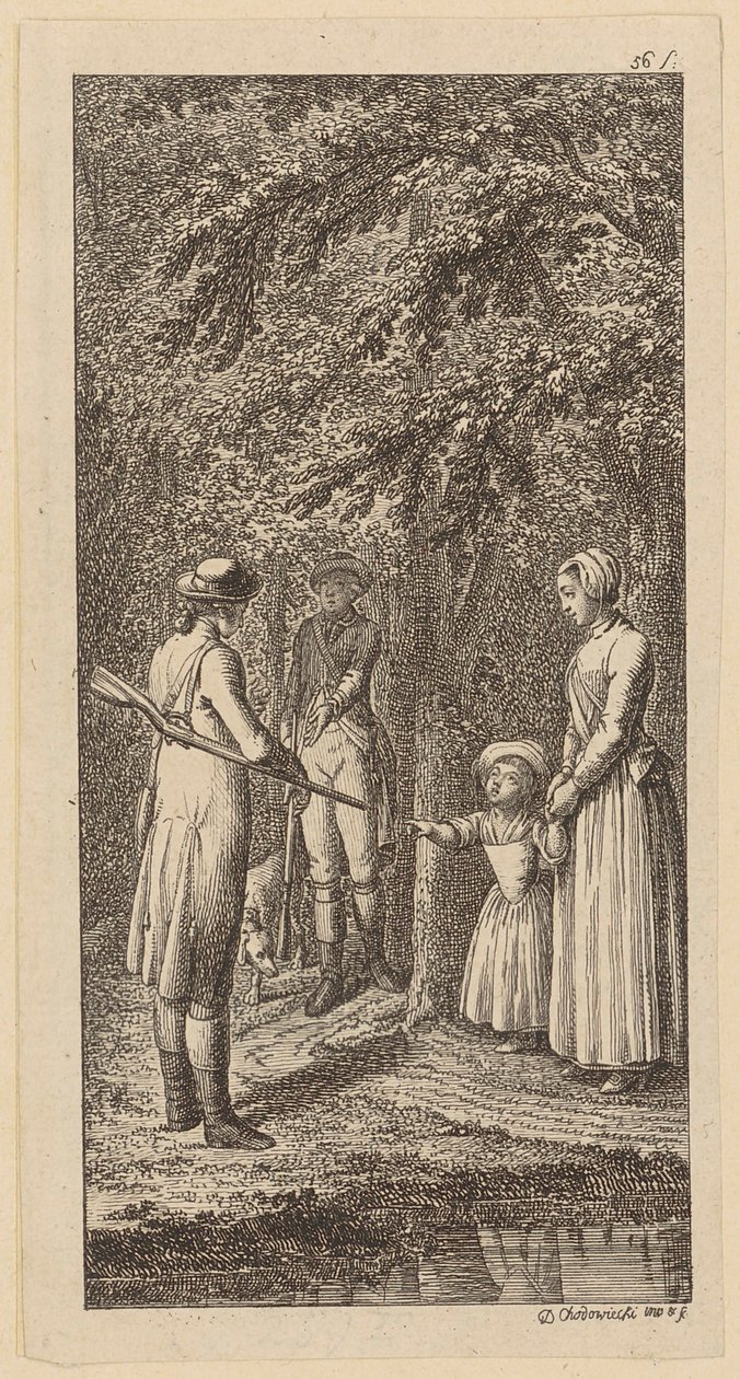 Titelgravyr till Theodor Gottfried Hippels ”Levnadsbanor”, andra delen, Berlin 1799 av Daniel Nikolaus Chodowiecki