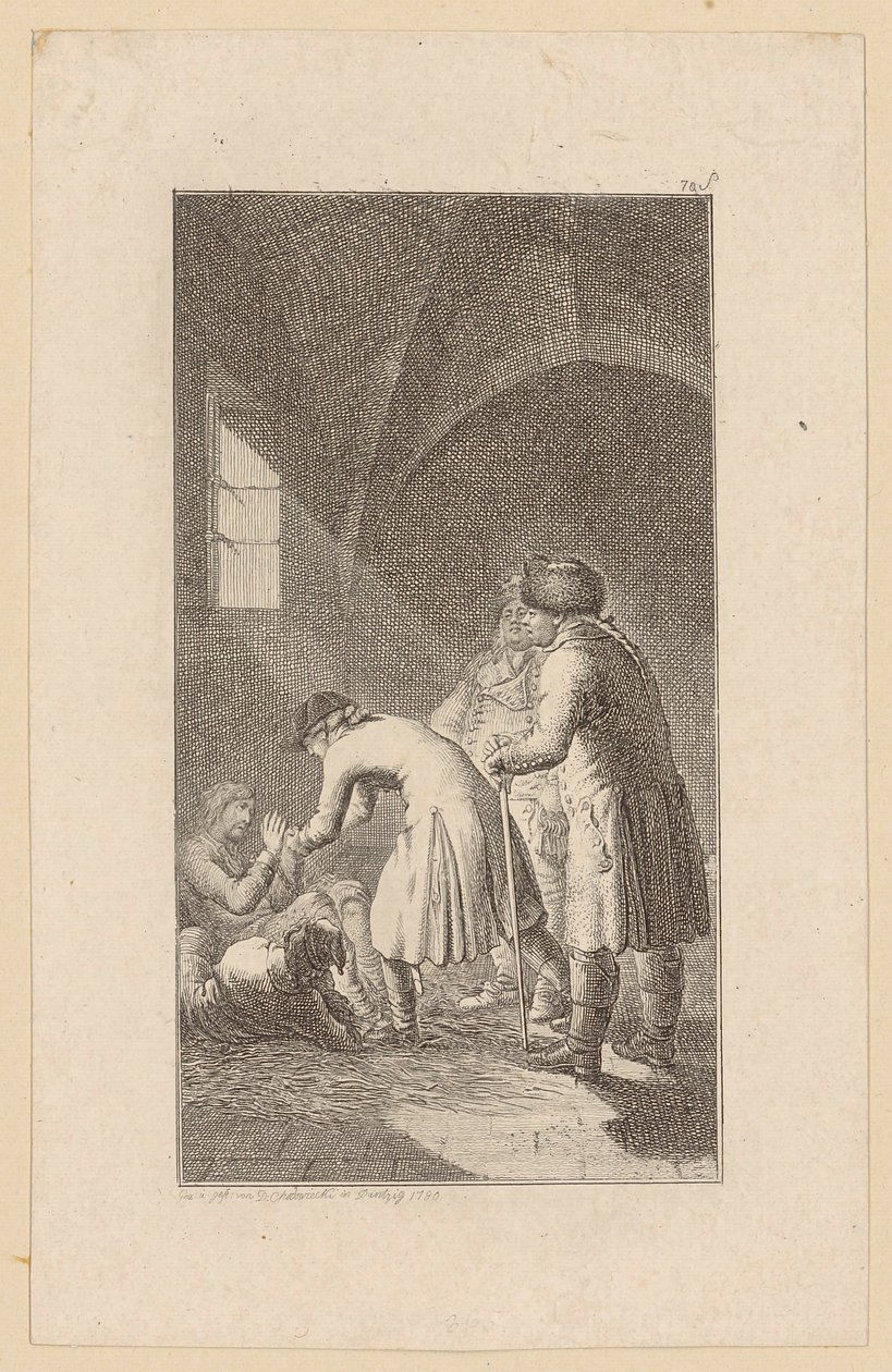 Titelgravyr till Westphals ”Wilhelm Edelwald”, andra bandet av Daniel Nikolaus Chodowiecki