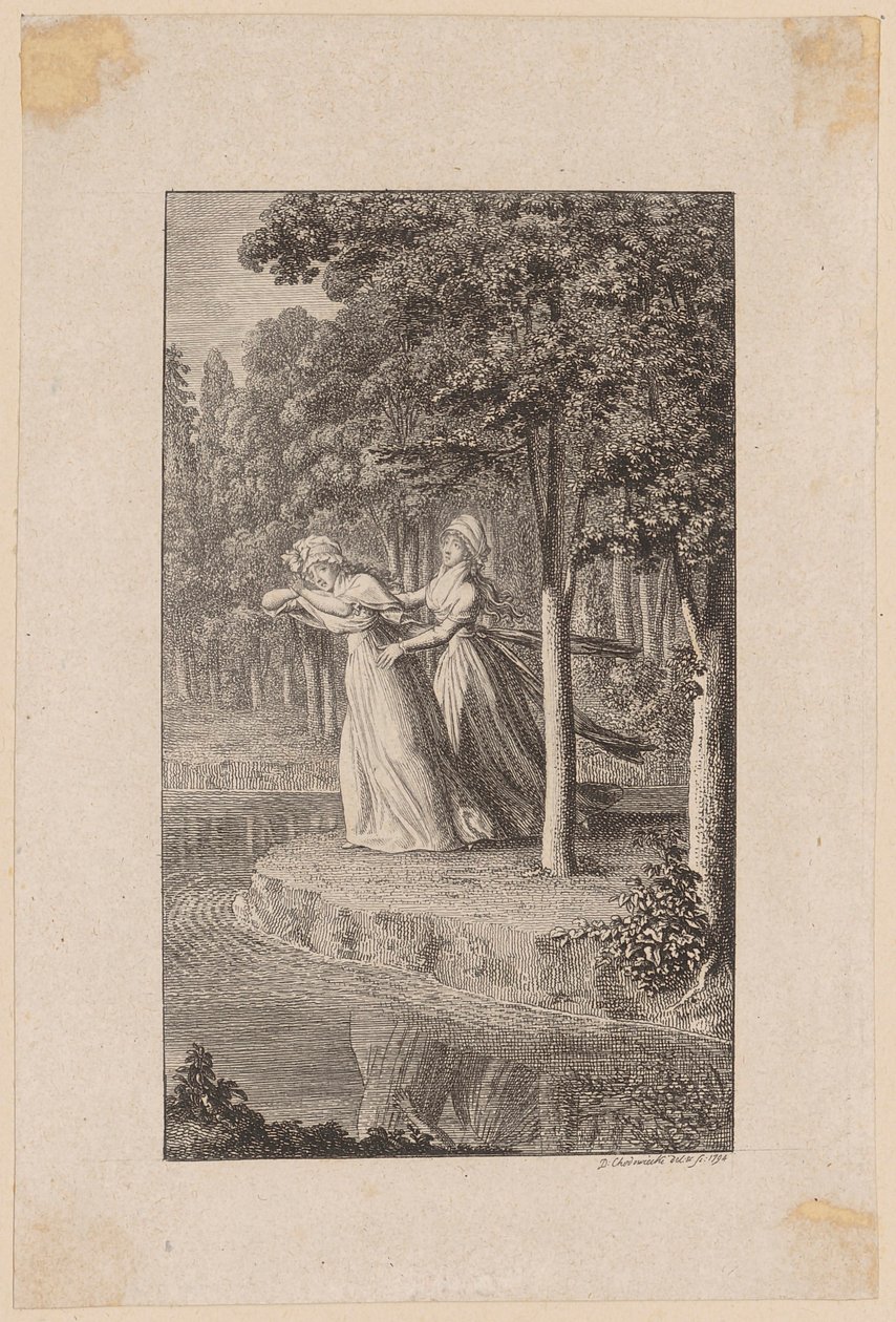 Titelkoppar till ”Leipziger Monatschrift” för år 1794 av Daniel Nikolaus Chodowiecki