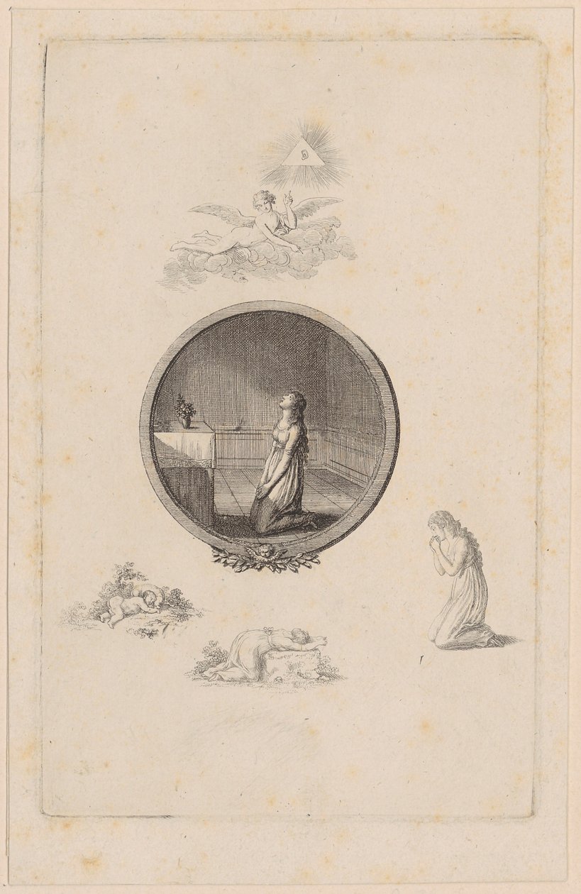Titelillustration till Beckers skildringar, första bandet av Daniel Nikolaus Chodowiecki