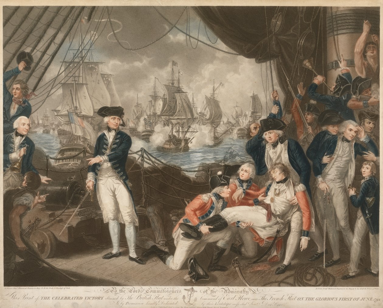 Den berömda segern ... på den härliga första juni 1794 av Daniel Orme