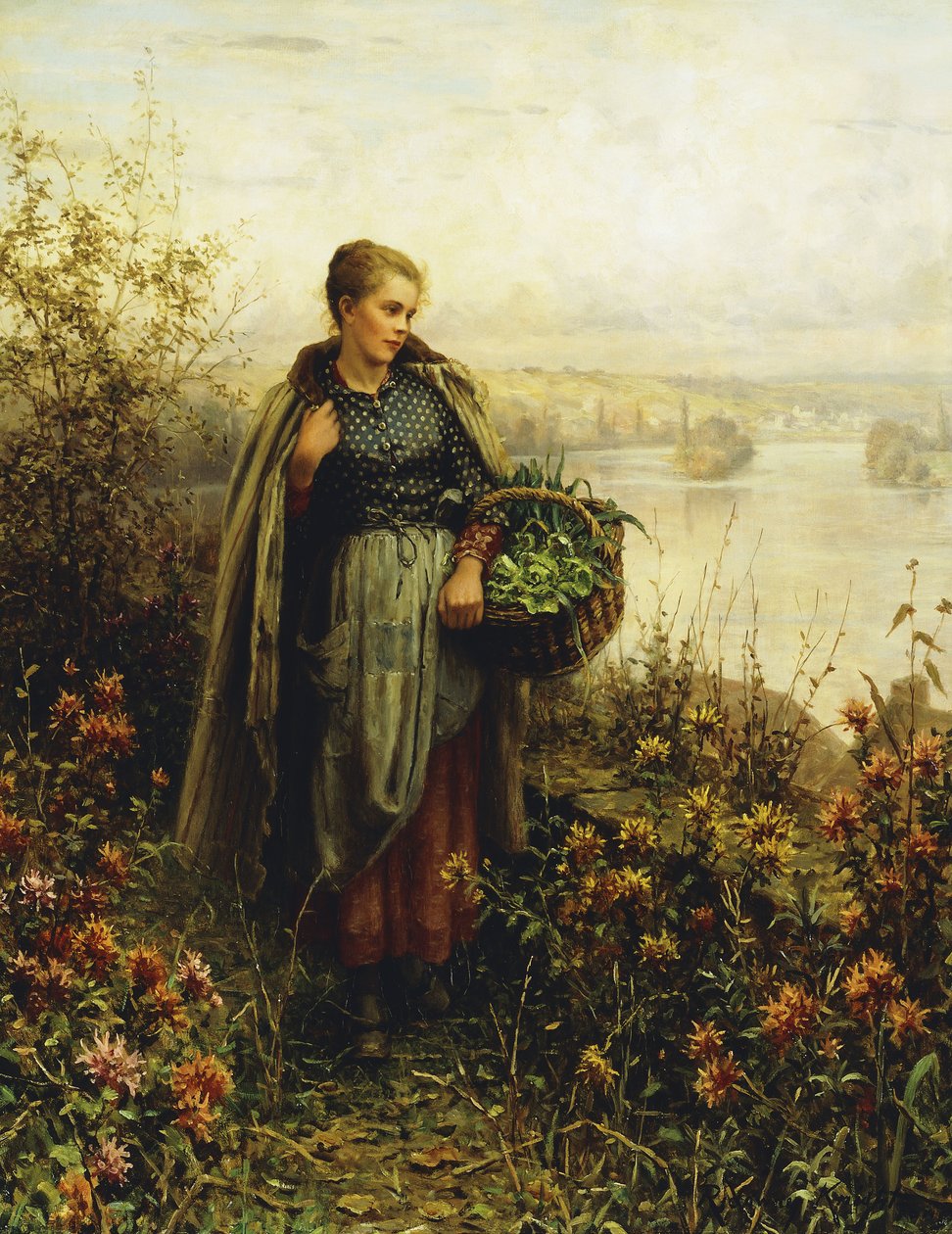 Morgonkyla, av Daniel Ridgway Knight