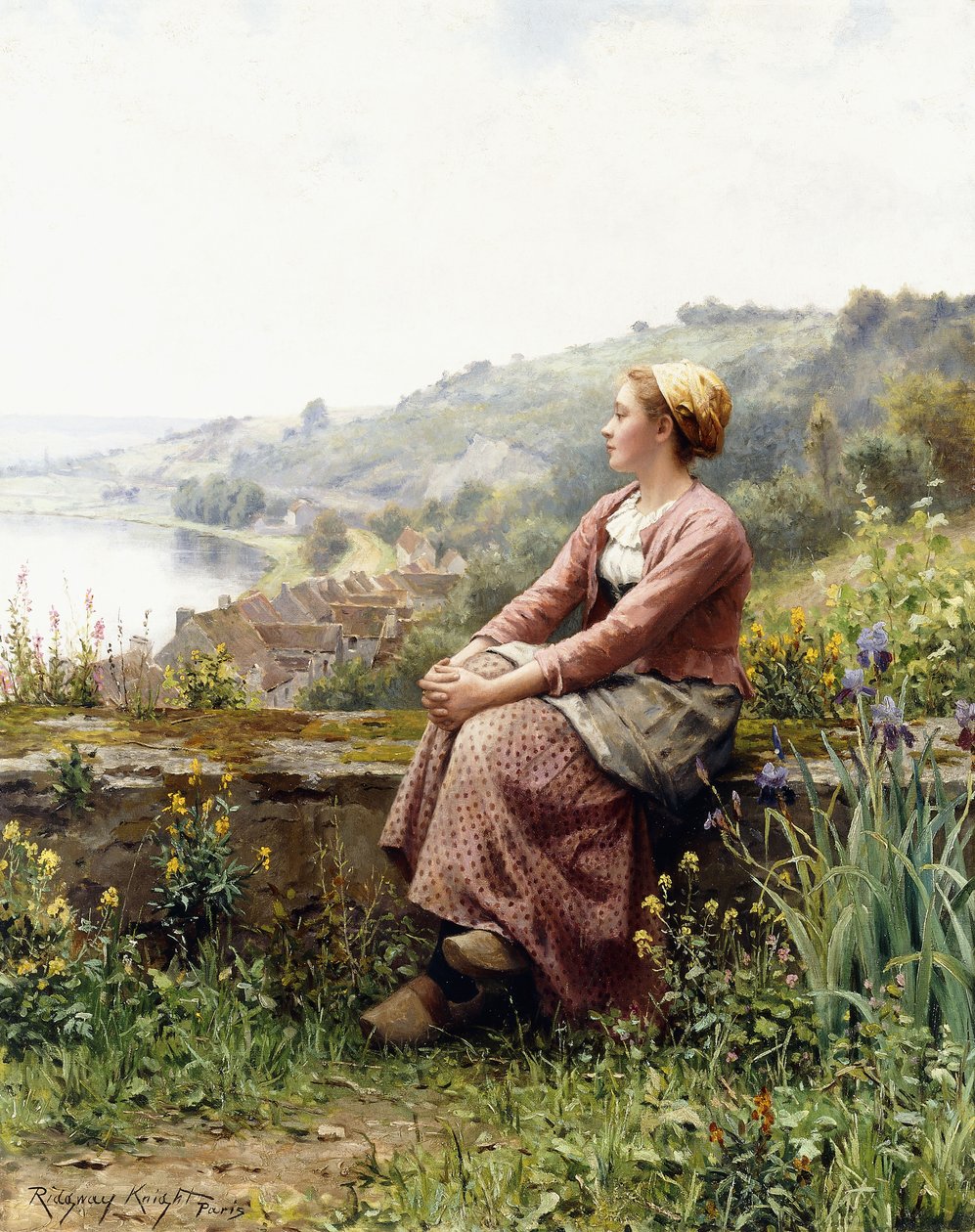 Dagdröm, av Daniel Ridgway Knight