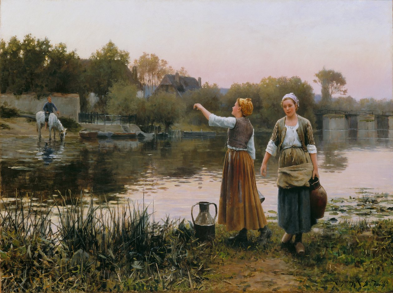 Vattenbärarna av Daniel Ridgway Knight