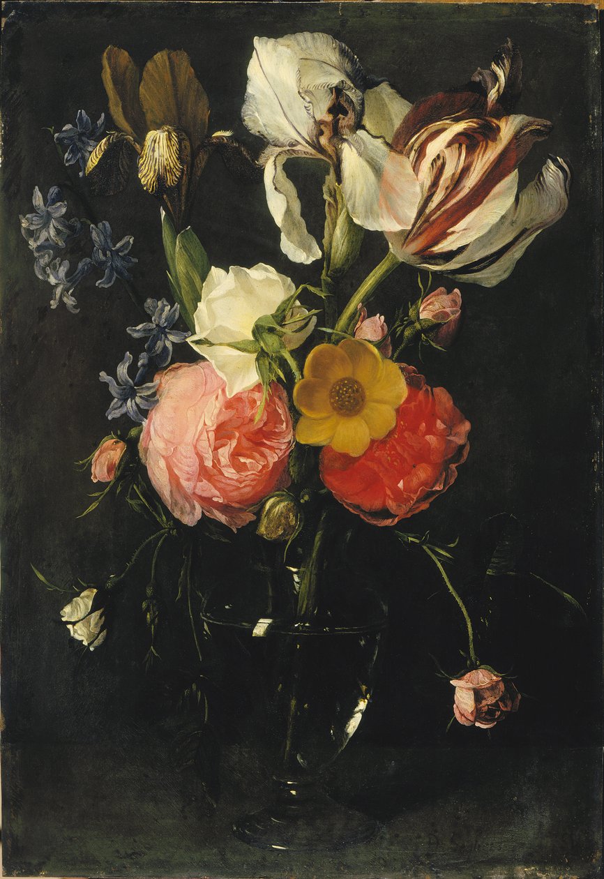 Blommor i en vas. av Daniel Seghers