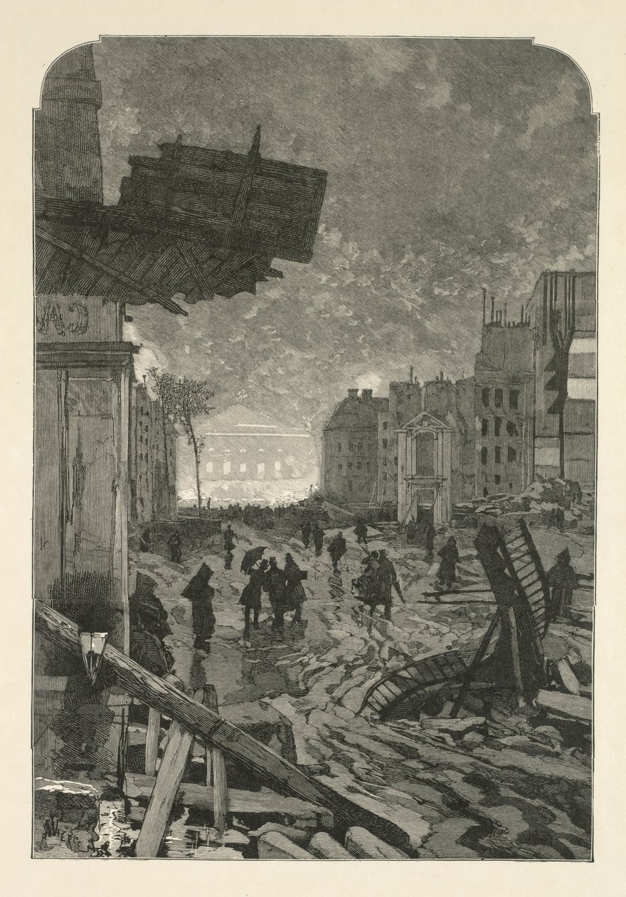 Rivning, 1869. av Daniel Urrabieta Vierge