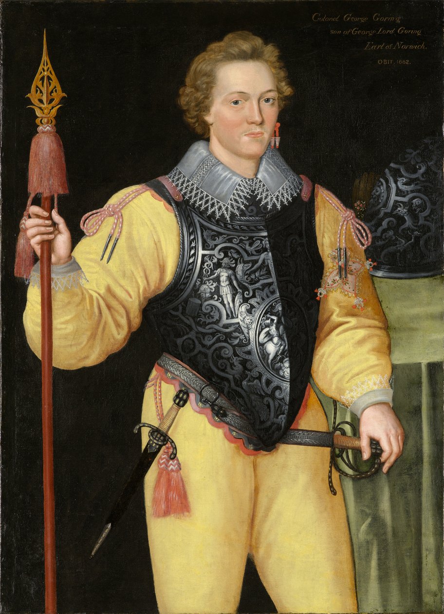 Porträtt av en man, möjligen Sir Robert Sidney (1563-1626) av Daniël van den Queborn