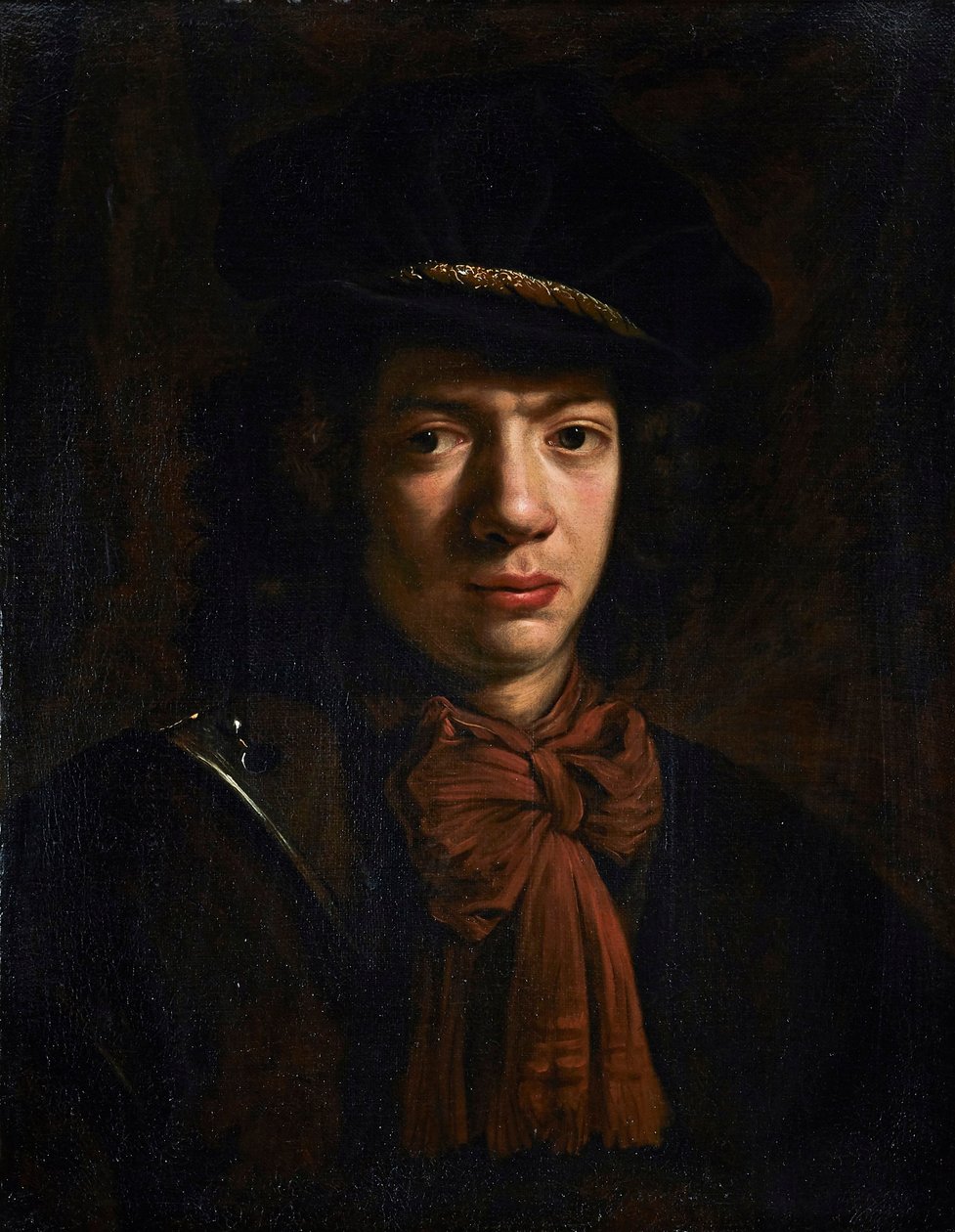 Porträtt av en okänd man av Daniël de Koninck