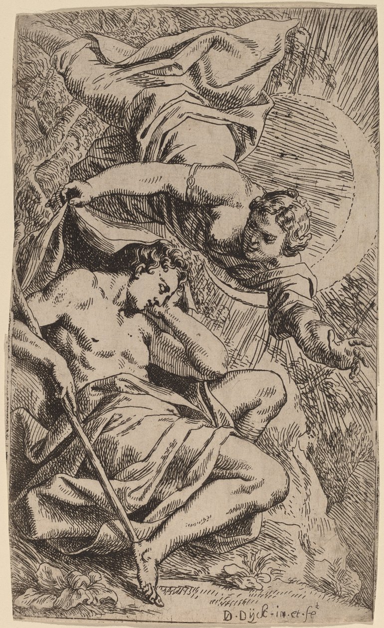 Diana och Endymion av Daniel van den Dyck