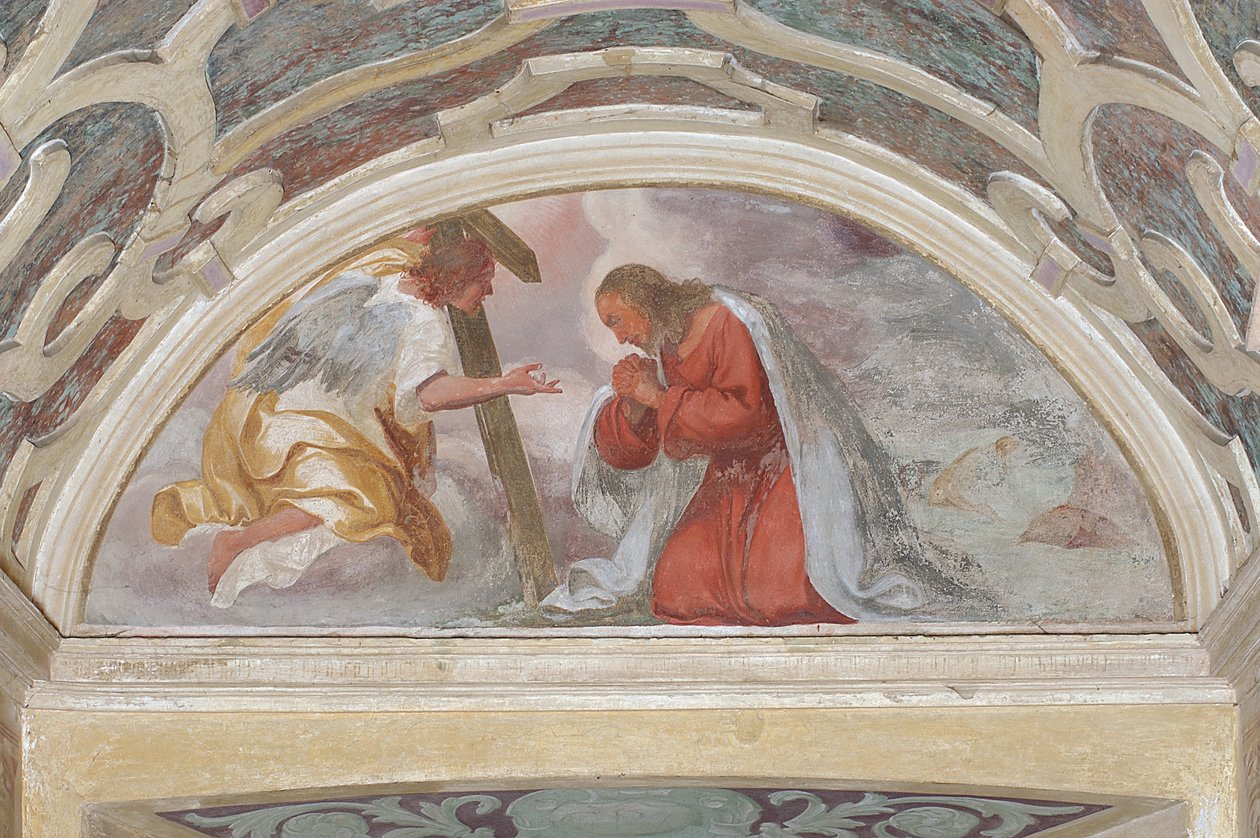 Kristus i Getsemane trädgård av Daniele Crespi