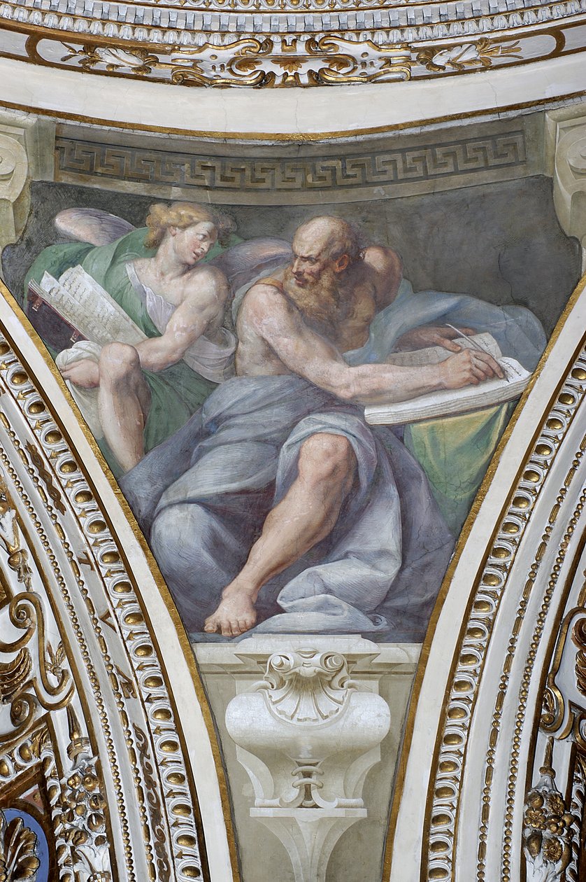 Saint Matthew (fresk) av Daniele Crespi