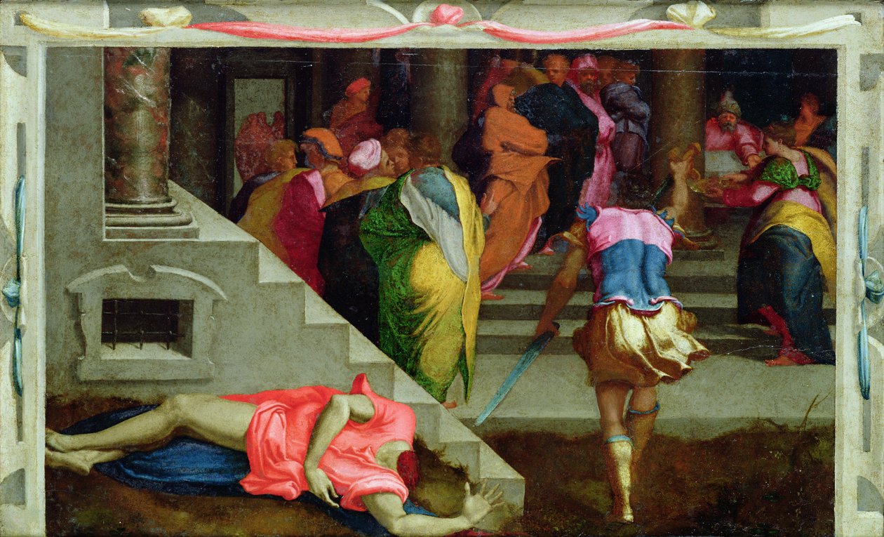 Johannes döparens martyrskap, ca 1530-40 av Daniele da Volterra