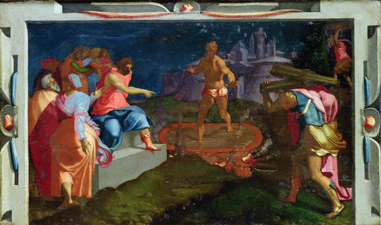 Johannes evangelistens martyrskap av Daniele da Volterra