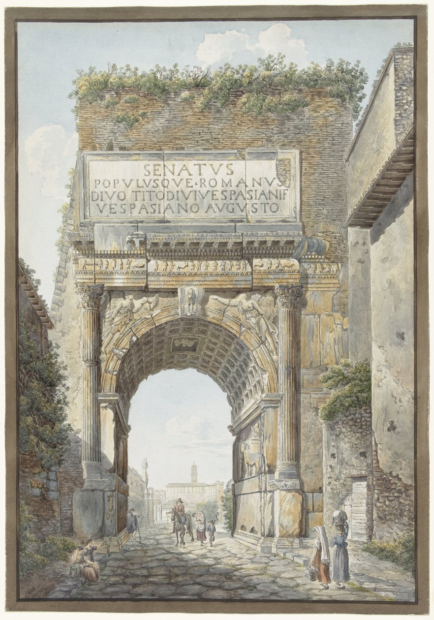 Titusbågen i Forum Romanum av Daniël Dupré