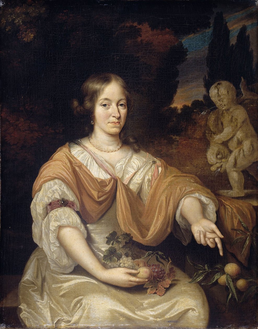 Sara Pottey (1651-1705), hustru till Johan van Bochoven av Daniël Haringh