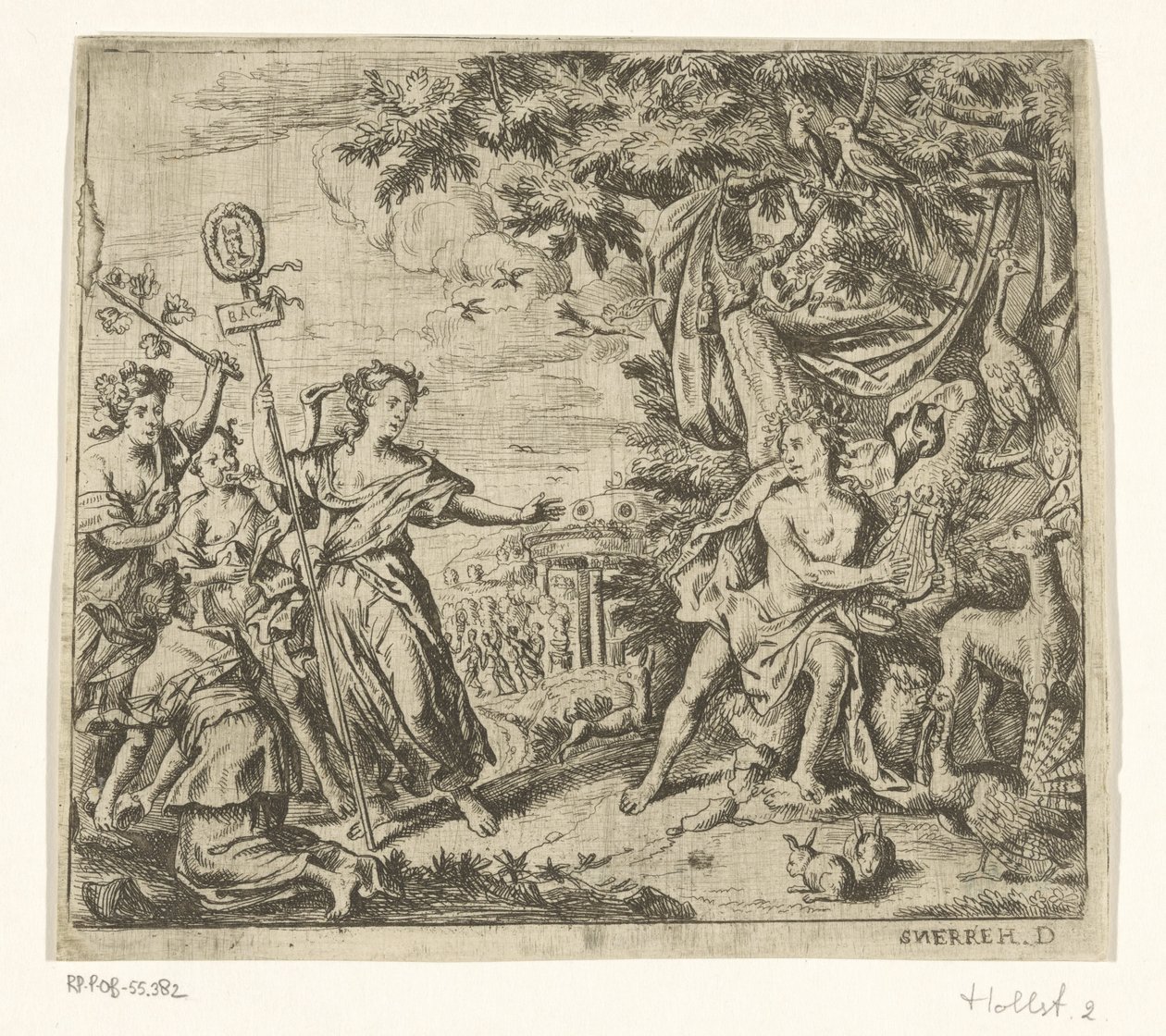 Orpheus och maenaderna i Ciconia av Daniël Herreyns (I)