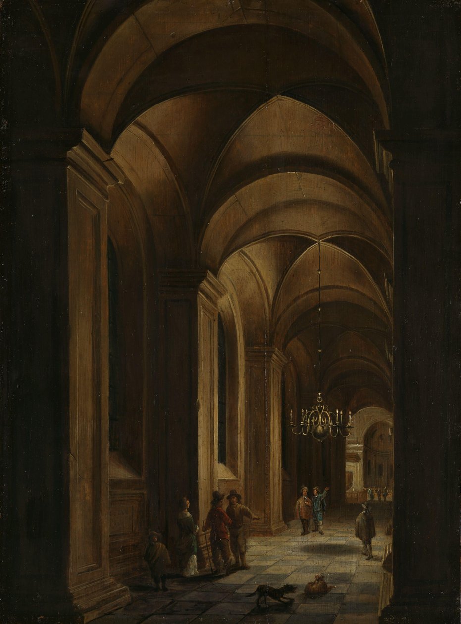 Kyrkan interiört av Daniel de Blieck