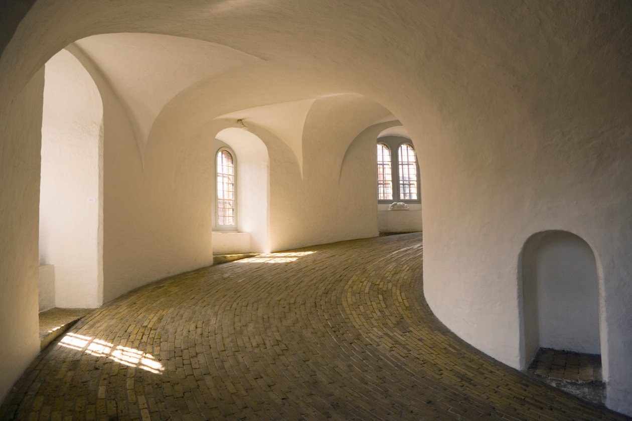 Interiör av Runda tornet, färdigställd 1643 av Danish School