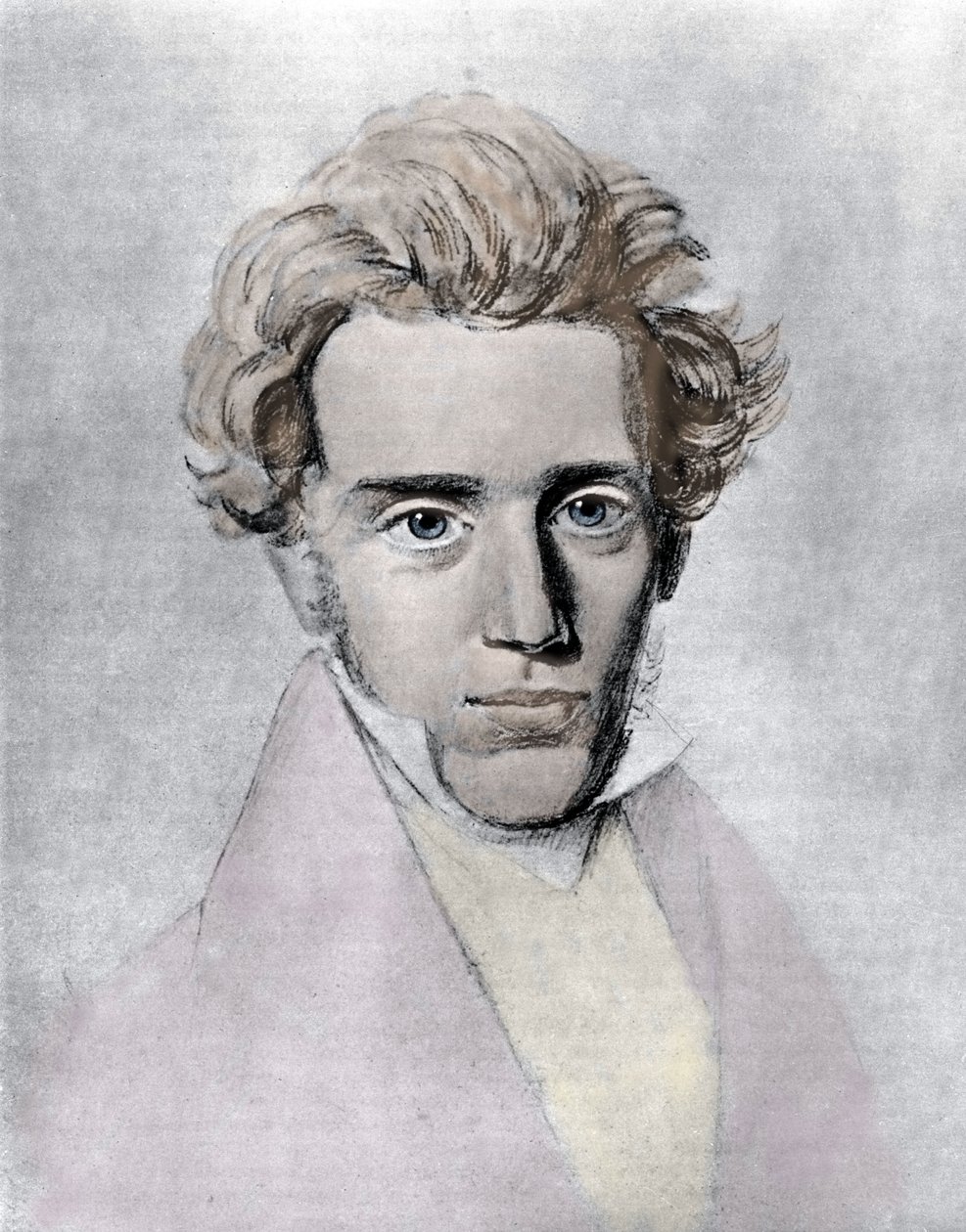 Sören Aabye Kierkegaard, ca 1840 av Danish School