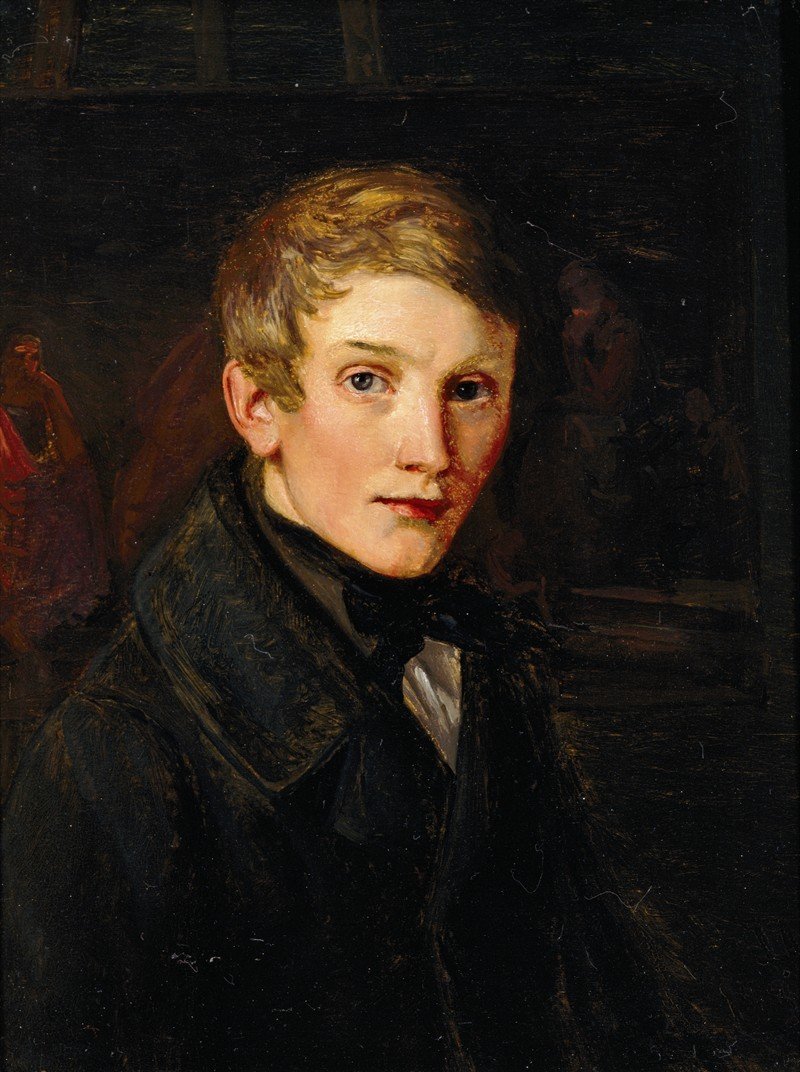Self-portrai av Dankvart Dreyer