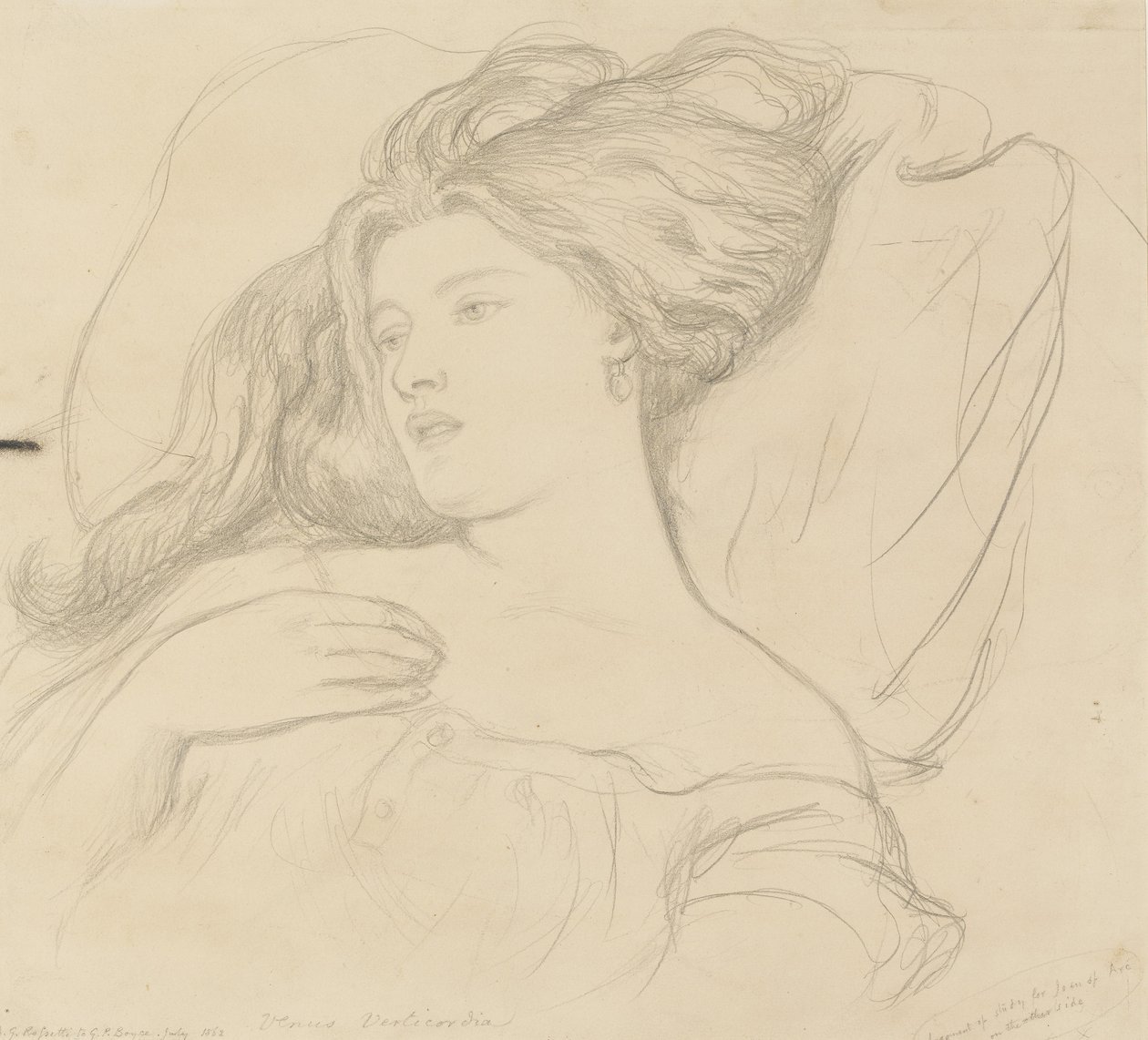 Fanny Cornforth, studie för "Jeanne d