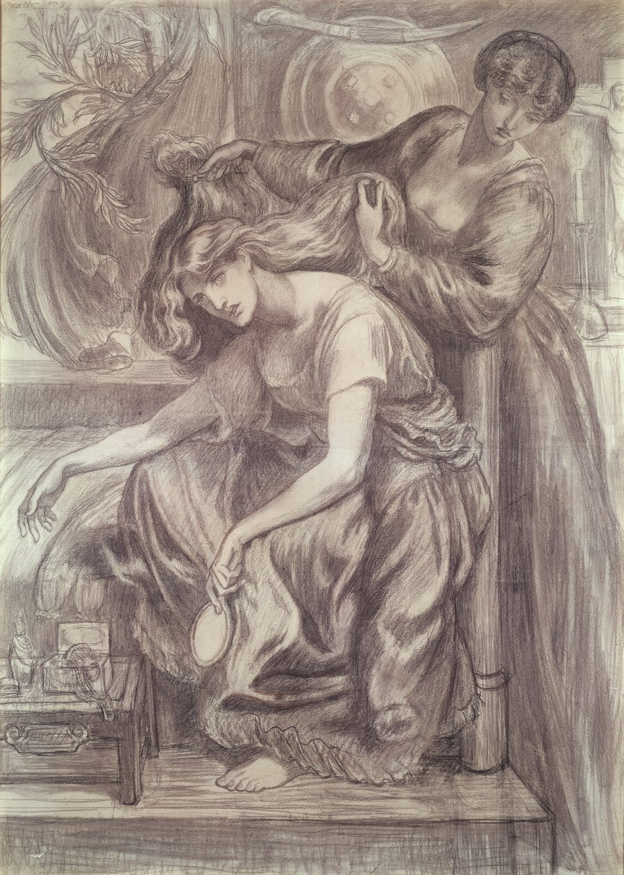 Desdemonas dödssång av Dante Gabriel Charles Rossetti