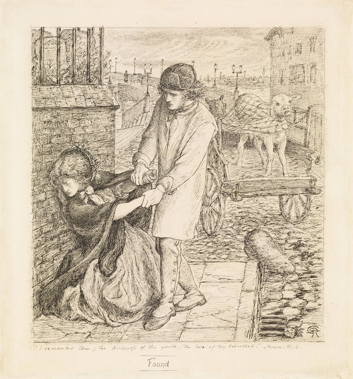 Hittades av Dante Gabriel Charles Rossetti