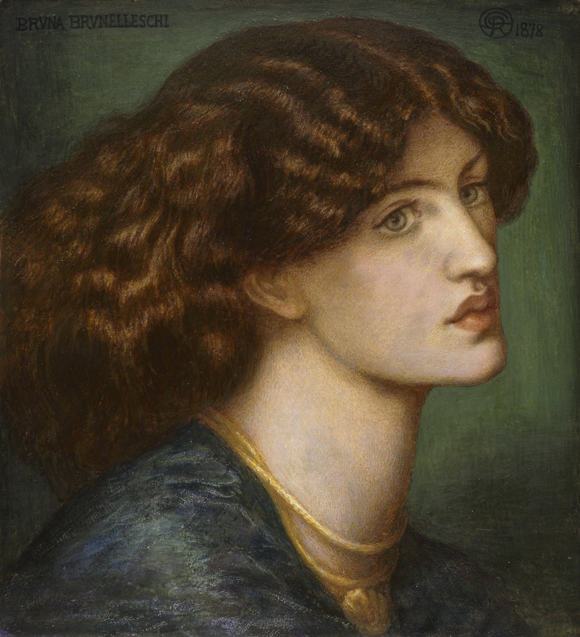 No.2759 Bruna Brunelleschi, 1878 (gouache) av Dante Gabriel Charles Rossetti