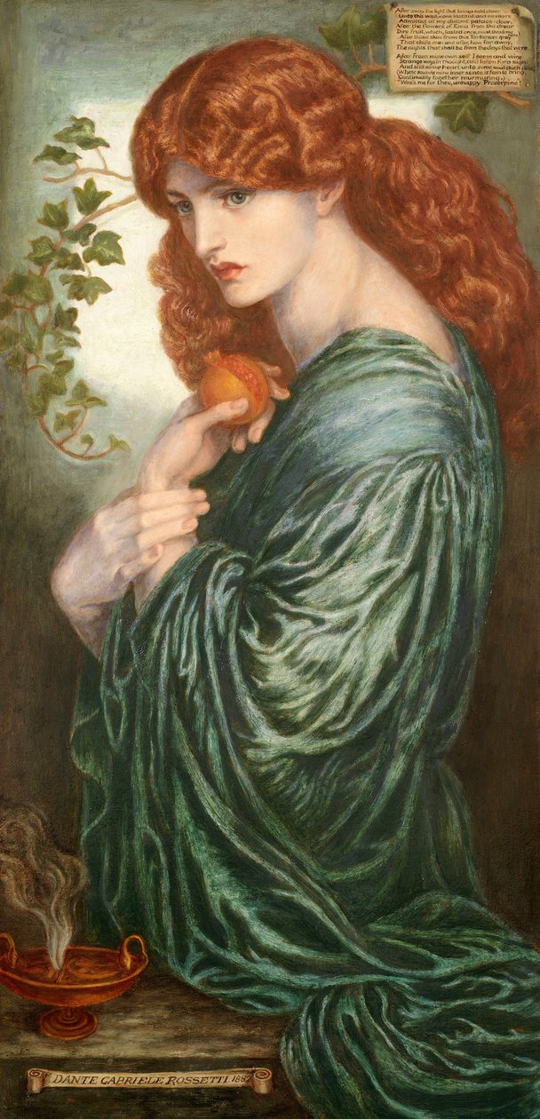 Proserpin av Dante Gabriel Charles Rossetti