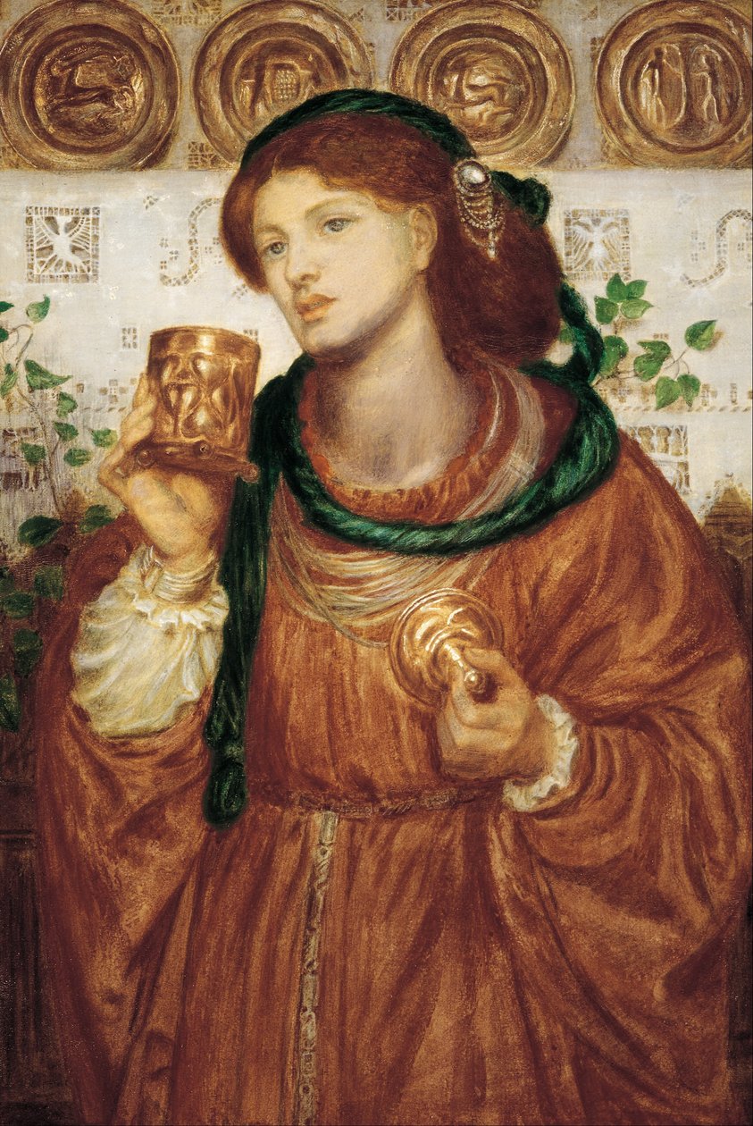 Den kärleksfulla koppen av Dante Gabriel Charles Rossetti