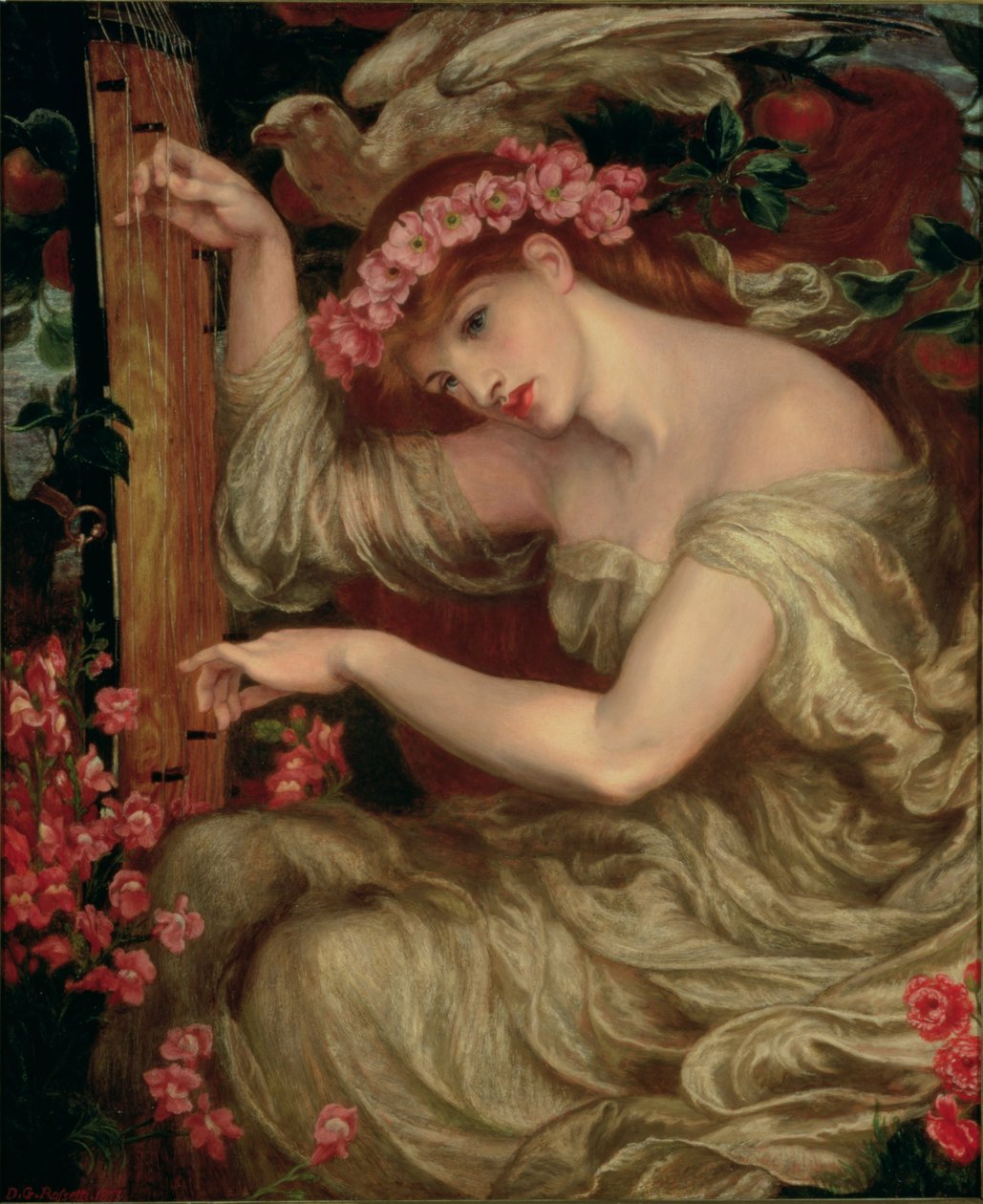 En havsbesvärjelse, 1875-77 av Dante Gabriel Charles Rossetti