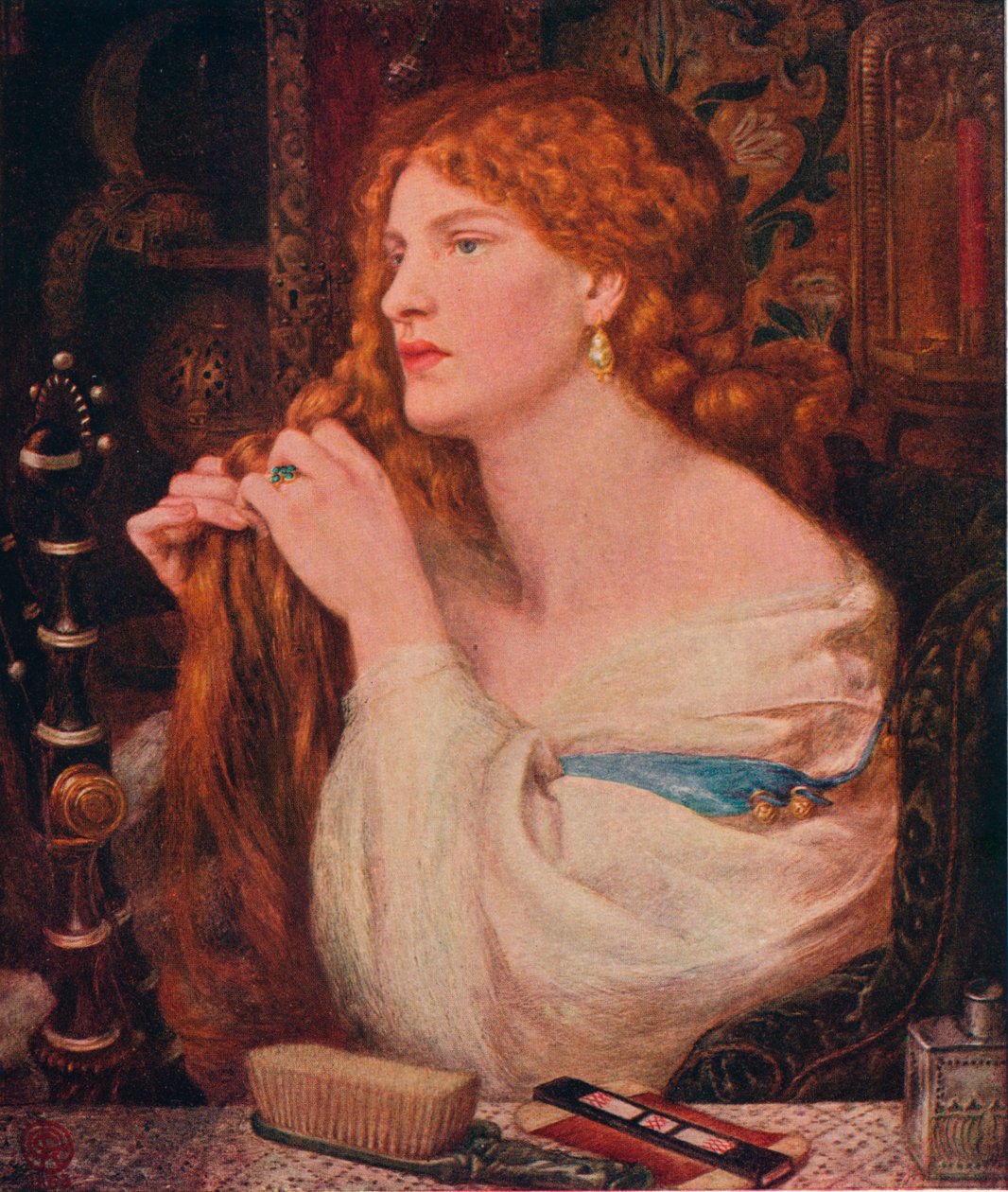 Aurelia Fazios älskarinna, 1863-1873 av Dante Gabriel Charles Rossetti