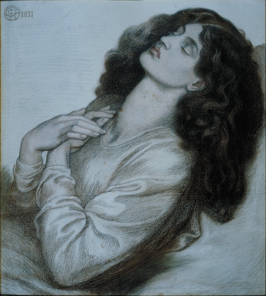 Dantes dröm vid tiden för Beatrices död av Dante Gabriel Charles Rossetti