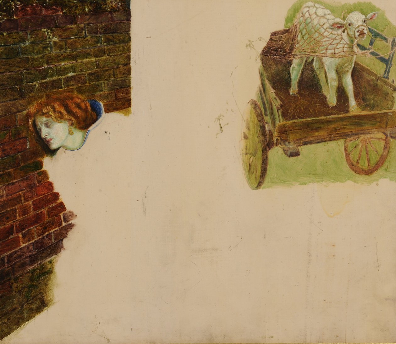 Funnet, ca 1854 av Dante Gabriel Charles Rossetti