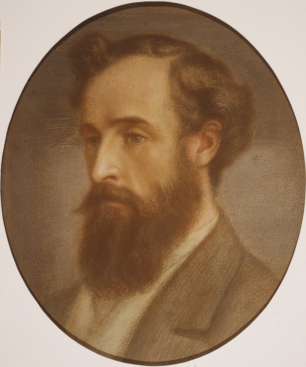 Frederick Leyland (1831-91) (pastell på papper) av Dante Gabriel Charles Rossetti