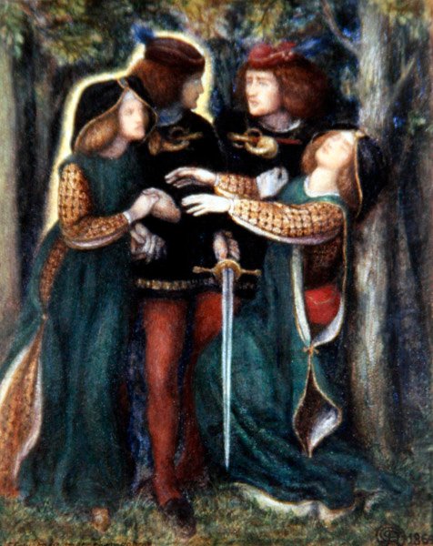 Hur de träffade sig själva av Dante Gabriel Charles Rossetti