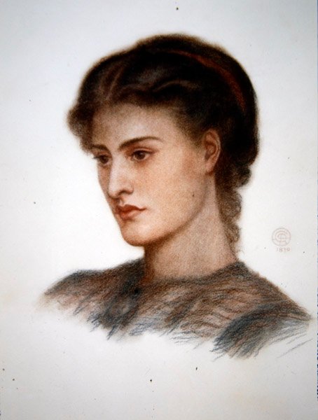 Ionides flicka av Dante Gabriel Charles Rossetti